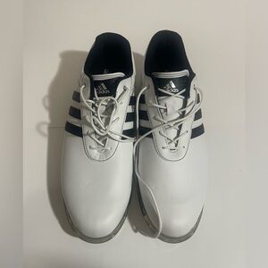 Adidas Men's White and Black Athletic Shoes